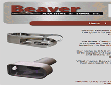 Tablet Screenshot of beavermachine.com